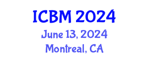 International Conference on Behavioral Medicine (ICBM) June 13, 2024 - Montreal, Canada