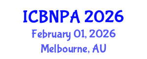 International Conference on Behavioral Nutrition and Physical Activity (ICBNPA) February 01, 2026 - Melbourne, Australia