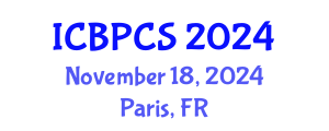 International Conference on Behavioral, Psychological and Cognitive Sciences (ICBPCS) November 18, 2024 - Paris, France