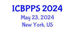 International Conference on Behavioral, Psychological and Political Sciences (ICBPPS) May 23, 2024 - New York, United States