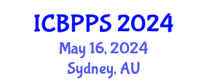International Conference on Behavioral, Psychological and Political Sciences (ICBPPS) May 16, 2024 - Sydney, Australia