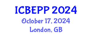 International Conference on Behavioural Economics and Public Policy (ICBEPP) October 17, 2024 - London, United Kingdom