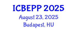 International Conference on Behavioural Economics and Public Policy (ICBEPP) August 23, 2025 - Budapest, Hungary