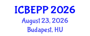 International Conference on Behavioural Economics and Public Policy (ICBEPP) August 23, 2026 - Budapest, Hungary