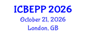 International Conference on Behavioural Economics and Public Policy (ICBEPP) October 21, 2026 - London, United Kingdom