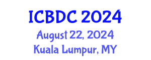 International Conference on Big Data Computing (ICBDC) August 22, 2024 - Kuala Lumpur, Malaysia
