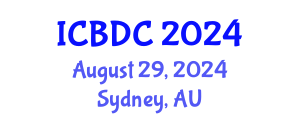 International Conference on Big Data Computing (ICBDC) August 29, 2024 - Sydney, Australia