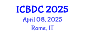 International Conference on Big Data Computing (ICBDC) April 08, 2025 - Rome, Italy