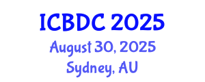 International Conference on Big Data Computing (ICBDC) August 30, 2025 - Sydney, Australia