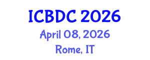 International Conference on Big Data Computing (ICBDC) April 08, 2026 - Rome, Italy