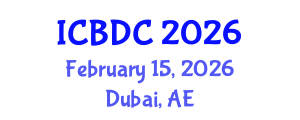 International Conference on Big Data Computing (ICBDC) February 15, 2026 - Dubai, United Arab Emirates