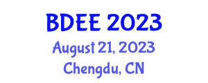 International Conference on Big Data Engineering and Education (BDEE) August 21, 2023 - Chengdu, China