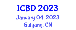 International Conference on Big Data (ICBD) January 04, 2023 - Guiyang, China