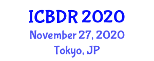International Conference on Big Data Research (ICBDR) November 27, 2020 - Tokyo, Japan