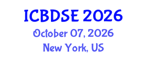 International Conference on Big Data Science and Engineering (ICBDSE) October 07, 2026 - New York, United States