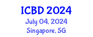 International Conference on BigData (ICBD) July 04, 2024 - Singapore, Singapore