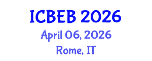 International Conference on Bilingual Education and Bilingualism (ICBEB) April 06, 2026 - Rome, Italy