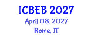 International Conference on Bilingual Education and Bilingualism (ICBEB) April 08, 2027 - Rome, Italy International Conference on Bilingual Education and Bilingualism (ICBEB) April 08, 2027 - Rome, Italy