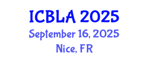 International Conference on Bilingualism and Language Acquisition (ICBLA) September 16, 2025 - Nice, France