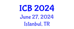International Conference on Biobank (ICB) June 27, 2024 - Istanbul, Turkey