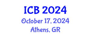 International Conference on Biobank (ICB) October 17, 2024 - Athens, Greece