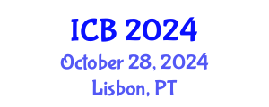 International Conference on Biobank (ICB) October 28, 2024 - Lisbon, Portugal