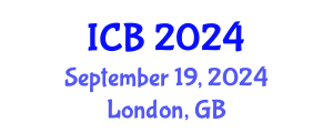 International Conference on Biobank (ICB) September 19, 2024 - London, United Kingdom