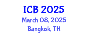 International Conference on Biobank (ICB) March 08, 2025 - Bangkok, Thailand