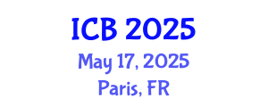 International Conference on Biobank (ICB) May 17, 2025 - Paris, France