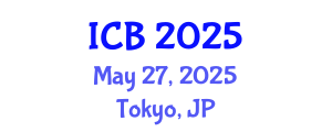 International Conference on Biobank (ICB) May 27, 2025 - Tokyo, Japan