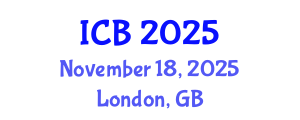 International Conference on Biobank (ICB) November 18, 2025 - London, United Kingdom