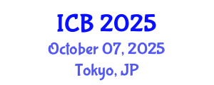 International Conference on Biobank (ICB) October 07, 2025 - Tokyo, Japan