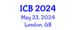 International Conference on Biocatalysis (ICB) May 23, 2024 - London, United Kingdom