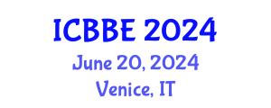 International Conference on Biochemical and Biomedical Engineering (ICBBE) June 20, 2024 - Venice, Italy