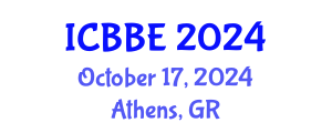 International Conference on Biochemical and Biomedical Engineering (ICBBE) October 17, 2024 - Athens, Greece