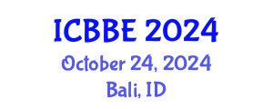 International Conference on Biochemical and Biomedical Engineering (ICBBE) October 24, 2024 - Bali, Indonesia