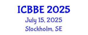 International Conference on Biochemical and Biomedical Engineering (ICBBE) July 15, 2025 - Stockholm, Sweden