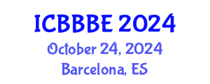 International Conference on Biochemical, Biomolecular and Biopharmaceutical Engineering (ICBBBE) October 24, 2024 - Barcelona, Spain