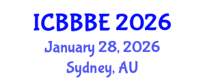 International Conference on Biochemical, Biomolecular and Biopharmaceutical Engineering (ICBBBE) January 28, 2026 - Sydney, Australia