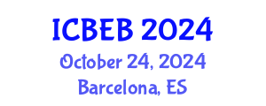 International Conference on Biochemical Engineering and Bioengineering (ICBEB) October 24, 2024 - Barcelona, Spain