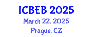 International Conference on Biochemical Engineering and Bioengineering (ICBEB) March 22, 2025 - Prague, Czechia