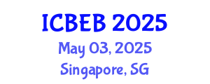 International Conference on Biochemical Engineering and Bioengineering (ICBEB) May 03, 2025 - Singapore, Singapore