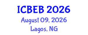 International Conference on Biochemical Engineering and Bioengineering (ICBEB) August 09, 2026 - Lagos, Nigeria