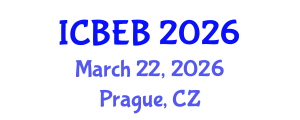 International Conference on Biochemical Engineering and Bioengineering (ICBEB) March 22, 2026 - Prague, Czechia
