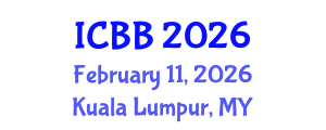 International Conference on Biochemistry and Biotechnology (ICBB) February 11, 2026 - Kuala Lumpur, Malaysia