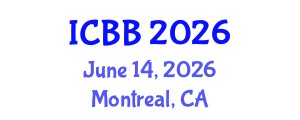 International Conference on Biochemistry and Biotechnology (ICBB) June 14, 2026 - Montreal, Canada