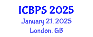 International Conference on Biochemistry and Pharmaceutical Sciences (ICBPS) January 21, 2025 - London, United Kingdom