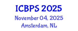 International Conference on Biochemistry and Pharmaceutical Sciences (ICBPS) November 04, 2025 - Amsterdam, Netherlands