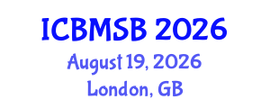 International Conference on Biochemistry, Molecular and Structural Biology (ICBMSB) August 19, 2026 - London, United Kingdom