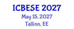 International Conference on Biodiversity, Energy Systems and Environment (ICBESE) May 15, 2027 - Tallinn, Estonia